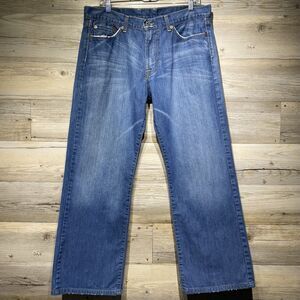Vintage Lucky Brand Fender Baggy Wide Leg Jeans Mens 33 W34 L30 USA Skater Y2K